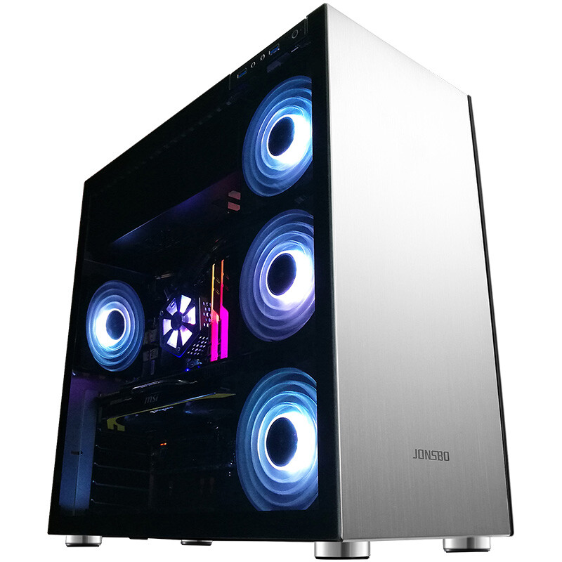 乔思伯(jonsbo)c4 银色 中塔式机箱