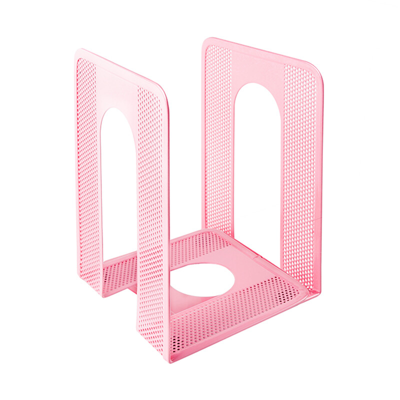 晨光(m&g)abs91734网状金属铁书立2片/付6.7英寸浅粉