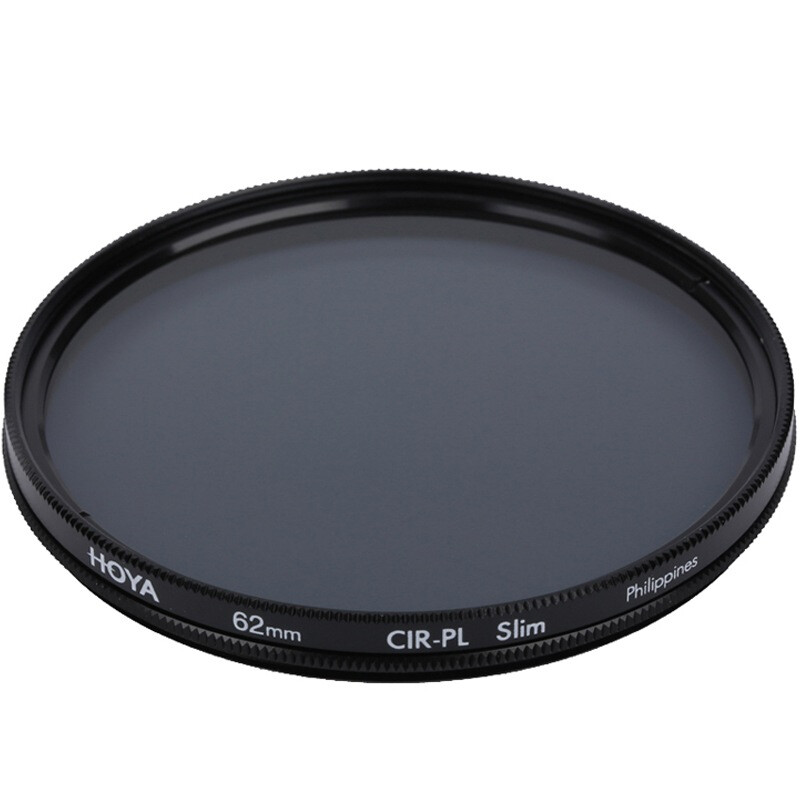 保谷(hoya)uv镜 偏振镜 滤镜 62mm cir-pl slim 超薄cpl偏振镜