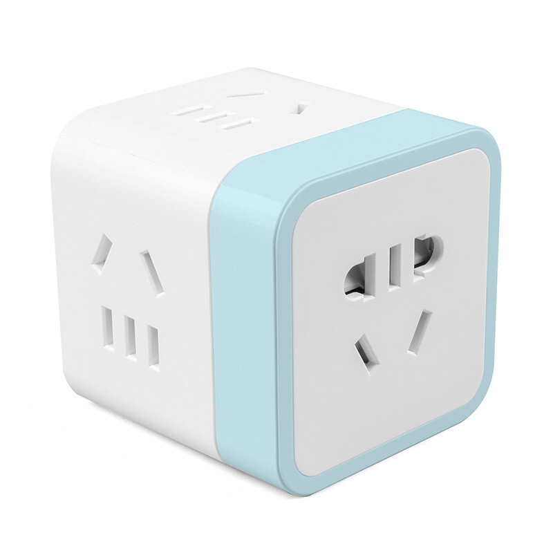 良工(lengon)一转五插座转换器魔方电源插座插排插线板 多功能立式