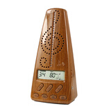 CHERUB小天使 WMT-220小提琴吉他架子鼓人声数拍钢琴节拍器电子通用款 木纹色