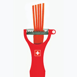 Kisag瑞士进口刨丝刀厨房切丝器刨丝器刨土豆丝萝卜丝刨刀 红色