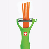 Kisag瑞士进口刨丝刀厨房切丝器刨丝器刨土豆丝萝卜丝刨刀 绿色