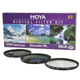 保谷（HOYA）uv镜 72mm 滤镜 偏振镜  NDX8减光镜  套装