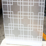 居梦坞 45厘米×2米彩色防水玻璃贴膜浴室卫生间磨砂透光不透明窗花纸玻璃贴纸 非静电窗户贴 4516