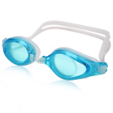 英发（YINGFA）男女通用泳镜儿童大童中童青少年学生硅胶防水防雾 清晰游泳镜 浅蓝