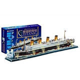 Q书架·3D爱拼·益智手工：泰坦尼克号