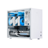 小喆优品小喆C2P/C2/C2M全铝合金MATX/ITX主板ATX电源240水冷侧透迷你电脑主机台式小机箱 小喆C2P 白色