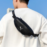 彪马（PUMA）男包女包 运动包户外骑行跑步腰包单肩包小包休闲包学生斜挎包 黑色-24.5*4*9CM OSFA