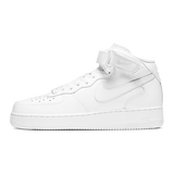 【9成新】耐克NIKE 男子 板鞋 空军一号 AIR FORCE 1 MID 07 休闲鞋 CW2289-111白色43码