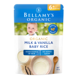 贝拉米香草牛乳高铁米粉  婴幼儿辅食宝宝米糊 澳洲进口 6个月以上 125g