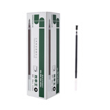 三木（SUNWOOD）效率王系列 0.5mm拔帽中性笔笔芯 子弹头签字笔水笔替芯 黑色 20支/盒 GR9