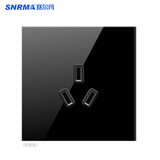赛尔玛（SNRMA）智能触摸开关小爱语音控制开关面板手机app远程遥控蓝牙mesh单火 16A空调插座【非智能】