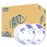 清风有芯大卷纸3层180米*12卷商用大盘纸厕所卷筒卫生纸公用装AJ00BBL