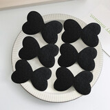 清晨的星星粘头刘海发帖女碎发魔法贴简约黑色魔术成人发粘头饰神器网红新款 心连心6件套