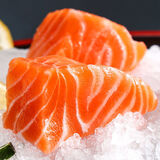 论鲜生鲜三文鱼新鲜刺身早餐鱼片整条进口正宗挪威即食三文鱼真空发货 2kg 吃过瘾【店长】 深海三文鱼刺身