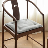 三山一舍圈椅新中式黑胡桃木樱桃木实木小圈椅围椅茶椅太师椅官帽椅三件套 圈椅座垫（不含椅子）
