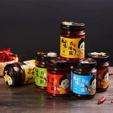 土有味辣椒酱农家江西宜春万载特产香辣酱手工制作超下饭拌饭拌面225g 全家福6口味