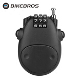 BIKEBROS自行车密码头盔锁摩托电瓶童车钢丝钢缆锁婴儿推车伸缩卡通锁骑行