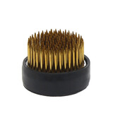 原也日式剑山插花器日本花道加重加密器花插小原流铜针花留插花工具 丸6（直径46mm，127枚针）