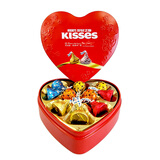 好时（Hershey’s） kisses好时牛奶巧克力10粒心形铁盒结婚喜糖礼盒装（不含礼袋）