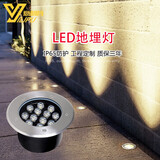 意利普（YILIPU）地埋灯地灯低压ACDC24V户外防水地面灯广场庭院过道墙角灯花园灯 暖白光 6W