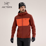 ARC'TERYX始祖鸟 GAMMA MX HOODY 防风 男子 软壳夹克 红杉褐/暖阳橙 S