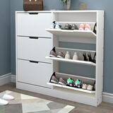 雅美乐超薄鞋柜门口入户柜 翻斗鞋柜收纳柜一体靠墙 楼道家用封闭式鞋架