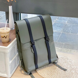 LASSIE VAGARY玫瑰的故事刘亦菲同款双肩包男女电脑商务通勤包旅行女大学生书包 橄榄绿 16寸