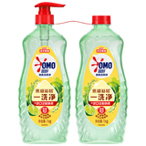【准新品】奥妙大桶酵素餐具净洗洁精 橙花小青柑 1kg*2 4斤装 1泵1补  