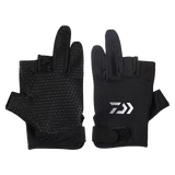 达亿瓦DAIWA达亿瓦路亚手套 袖套冰丝防晒透气 钓鱼半截钓鱼手套 漏三指