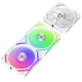 影驰星曜积木铠F3 12CM机箱风扇三联包正向（无线拼接/ARGB神光同步/拾音/PWM温控/适配水冷风扇）