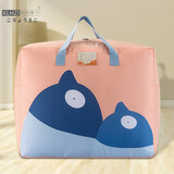 柯良惠子衣物收纳袋幼儿园棉被袋儿童学生牛津布防潮整理储物袋 橘色80升