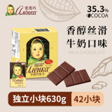 爱莲巧牛奶巧克力15g*42 俄罗斯进口大头娃娃巧克力