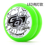 GO!出发！YYF新款_活睡眠_悠悠球_2A新手练习溜溜球_零基础入门  YOYO球_LED灯光可选 LED灯光款-绿身白蓋
