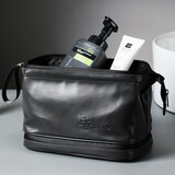 乐活旅行洗漱包男干湿分离大容量洗漱袋男士出差旅行化妆品收纳包洗簌套装 黑色