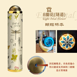 赟娅万花筒玩具科学光学实验万花筒多花瓣放大棱镜创意玩具新年礼物 蝴蝶标本【八花瓣隧道】