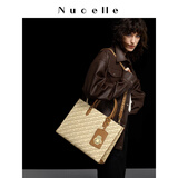 纽芝兰包包女款2025托特包大容量公文包电脑包单肩手提通勤大包生日礼物