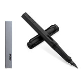 凌美德国进口 凌美(LAMY)钢笔签字笔Safari狩猎者系列时尚商务办公墨水笔 高颜值礼物送老师学生 磨砂黑F尖（不带吸墨器）