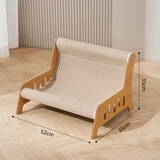 喵丽丝剑麻猫抓板猫窝一体猫咪猫爪板耐抓耐磨不掉屑超大号猫沙发塌猫床 剑麻猫抓板沙发塌【超大号】