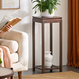 山之林南美花梨实木花台榫卯整装花架中式家用花盆架室内盆景架客厅花几 花梨木胡桃色【中号78高】