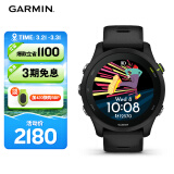 佳明（GARMIN）Forerunner255M音乐版暗夜黑心率血氧跑步铁三游泳户外运动手表