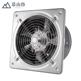 幕山络 轴流风机不锈钢换气扇抽风机排风扇壁式强力排烟扇 6寸YG-150铜包铝