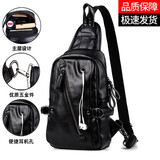 斐驰（FECHR）男士胸包韩版单肩包男休闲加大斜挎包潮牌时尚包防水斜跨包小背包