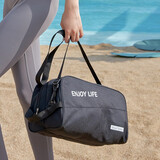 WEEKEIGHT单肩游泳包干湿分离男女健身运动斜挎包防水袋手提泳衣装备收纳包