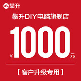 攀升DIY组装机 自选硬件定制主机升级配置（未联系客服拍下不发货） 1000元升级