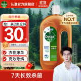 滴露（Dettol）消毒液消毒水1.2L衣物除菌液家居宠物环境地板杀菌除螨 非84酒精