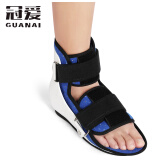 冠爱（GUANAI）医用踝关节固定支具脚踝扭伤护具跖骨脚背小腿胫腓骨折石膏鞋足托 跖骨脚面款+升级鞋底（右脚） S（鞋码35-39码）