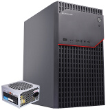 大水牛（BUBALUS）风睿U2+劲强200W 商务台式主机电脑机箱电源套装（支持M-ATX/ITX/电源上置/3风扇位）