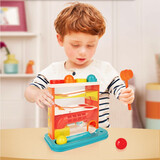 比乐（B.）Btoys儿童感统玩具早教玩具七彩球锤锤乐儿童礼物蒙氏敲敲台幼儿 哇哈槌槌球